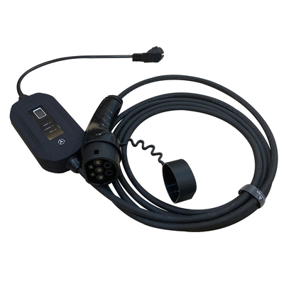 SAE J1772 Type 1 เครื่องชาร์จปืนชาร์จ EV แบบพกพา 16A AC IP55