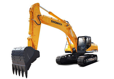 Sinoach 34 Ton Heavy Duty Crawler Excavator จัดอันดับความจุถัง 1.7m3