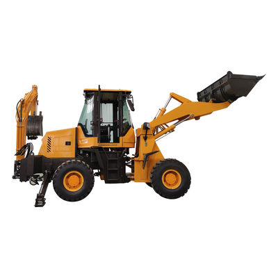 SINOMACH Small 630 Backhoe Loader Machine ยางหลังขนาด 19.5L-24R4-12PR