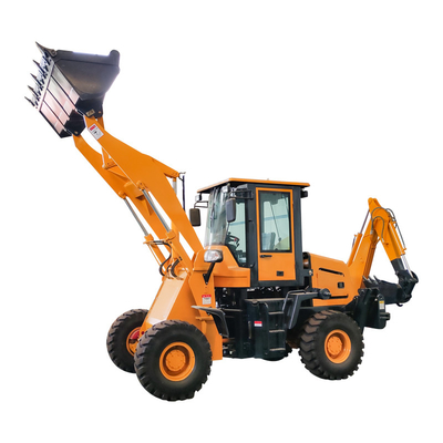 SINOMACH Small 630 Backhoe Loader Machine ยางหลังขนาด 19.5L-24R4-12PR