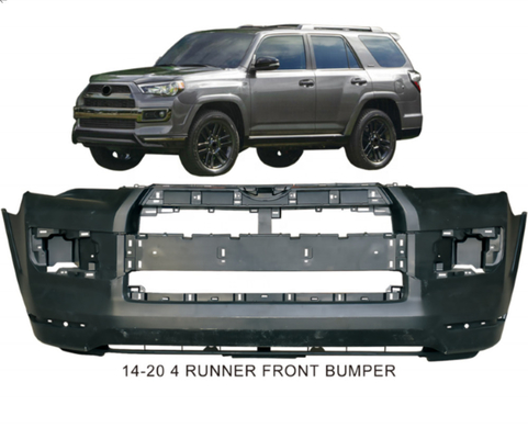 อุปกรณ์ดัดแปลงรถยนต์ Toyota 4 Runner พลาสติก ABS กันชนหน้าและหลัง