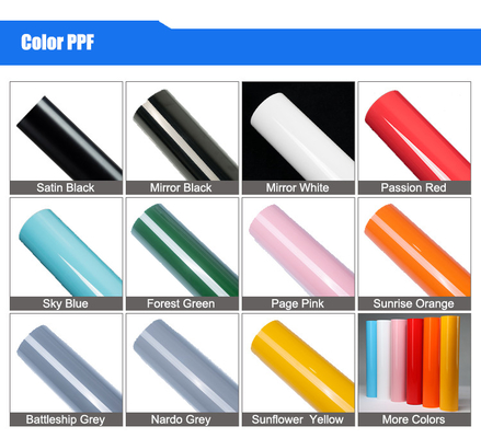 TPU PPF Hydrophilic Car Modification อุปกรณ์เสริม 60 &quot;X50 ' Self Healing Film