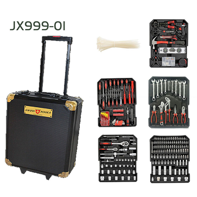Chrome Vanadium Auto Tools และอุปกรณ์ 999pcs Hand Tool Kit