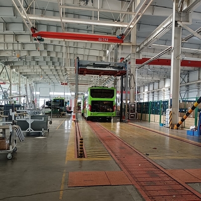SKD CKD Bus Assembly Line ความถี่ที่กำหนดเองสำหรับโรงงานผลิตรถบัส