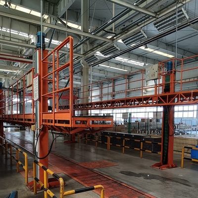 SKD CKD Bus Assembly Line ความถี่ที่กำหนดเองสำหรับโรงงานผลิตรถบัส