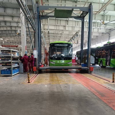 SKD CKD Bus Assembly Line ความถี่ที่กำหนดเองสำหรับโรงงานผลิตรถบัส