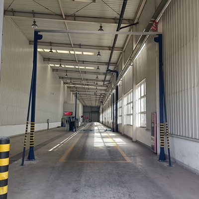 SKD CKD Bus Assembly Line ความถี่ที่กำหนดเองสำหรับโรงงานผลิตรถบัส