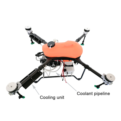 แก๊สไฟฟ้าไฮบริด 16L กล้องไร้คนขับ Drone UAV Sprayer 5L / Min