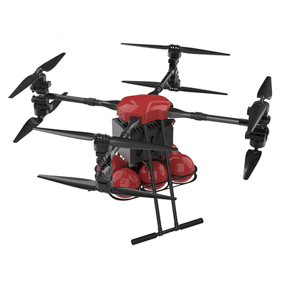 โหมดมุมมอง 3 มิติ โดรนไร้คนขับ 4k เครื่องดับเพลิง Drone