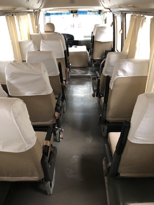 เครื่องยนต์ 90 กิโลวัตต์ 21 ที่นั่งรถบัสโดยสารมือสอง Higer Coaster Toyota Coaster 2009 ประสิทธิภาพดี