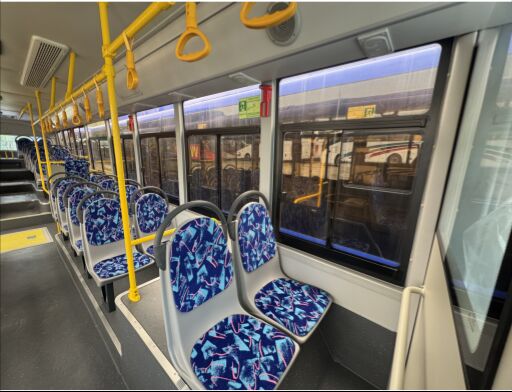 รถเมล์ CNG 50+1 ที่นั่ง ขนาด 10.5 เมตร