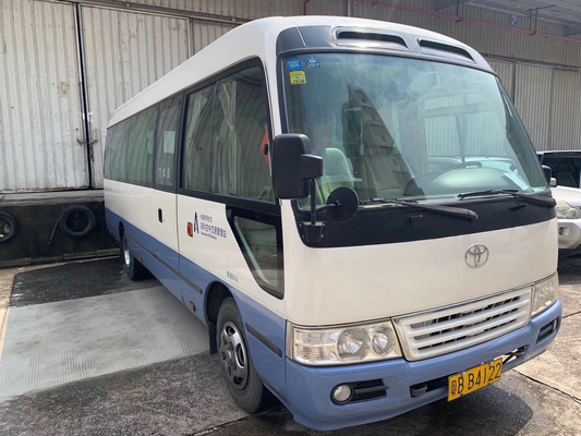4.0L 100kw Toyota Coaster Passenger Bus 23 ที่นั่งดีเซล 4.0 Euro 3