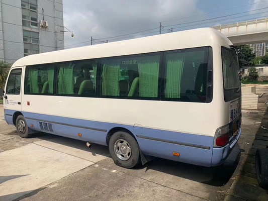 4.0L 100kw Toyota Coaster Passenger Bus 23 ที่นั่งดีเซล 4.0 Euro 3