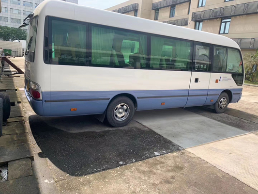4.0L 100kw Toyota Coaster Passenger Bus 23 ที่นั่งดีเซล 4.0 Euro 3