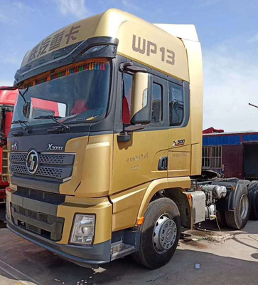 Weichai WP13.500E501 Shacman Tractor ใช้รถบรรทุกสำหรับงานหนัก Traction Mass 40 Ton
