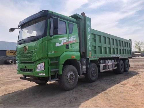 12 ยาง Faw รถบรรทุกสำหรับงานหนัก 12 Speed ​​Manual 8*4 430HP
