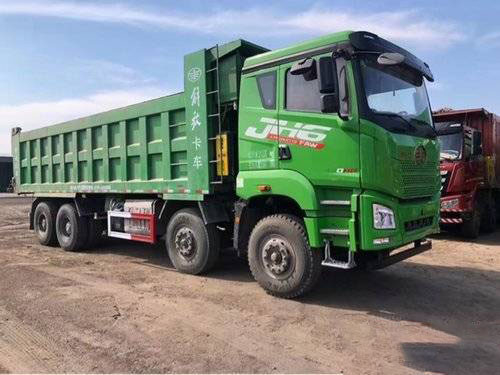 12 ยาง Faw รถบรรทุกสำหรับงานหนัก 12 Speed ​​Manual 8*4 430HP