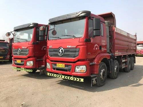 M3000 Shacman Dump Tipper Truck 400HP FAST 12 Speed ​​Manual . มือสอง